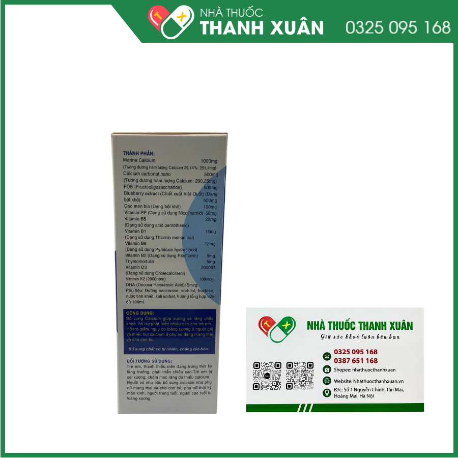 Calcium Nano Fish thực phẩm bổ sung canxi